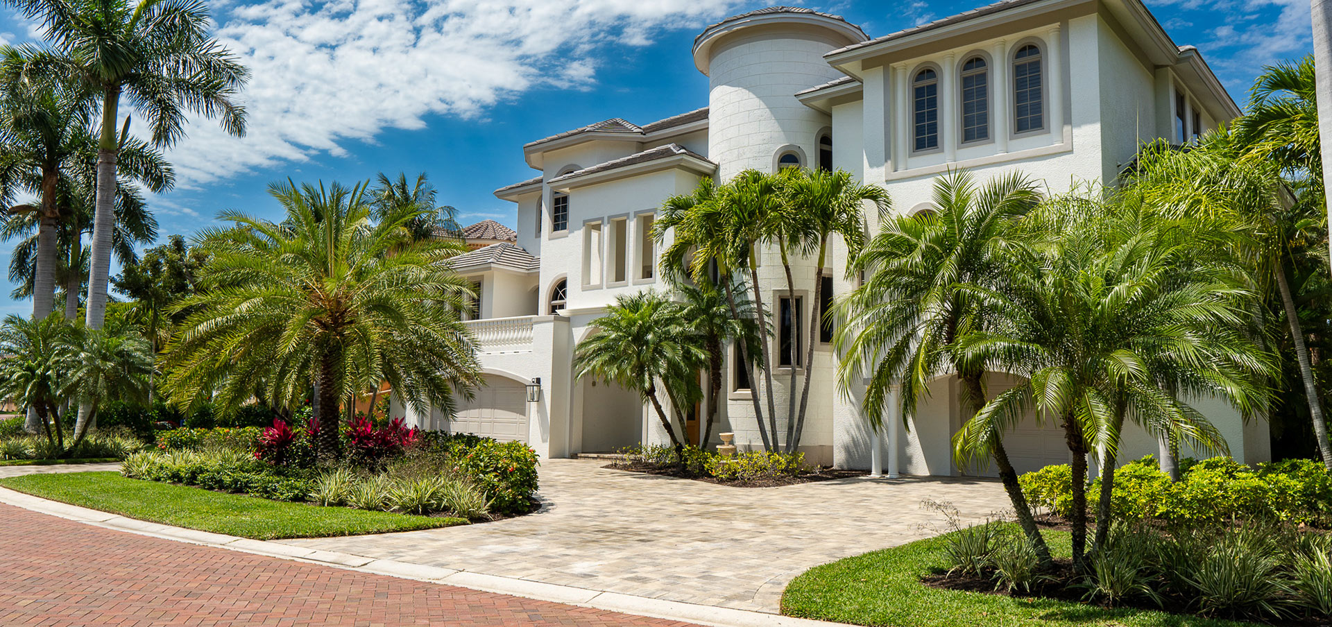 Paver driveway shown on Compact Pavers' existing website